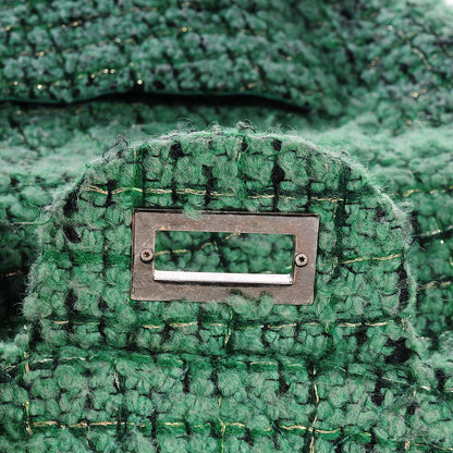 Chanel Tweed Easy 2.55 Reissue XXL Maxi Flap Green 5 of 8