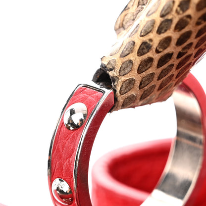 Louis Vuitton Taurillon Snakeskin Capucines BB Rubis 18 of 18