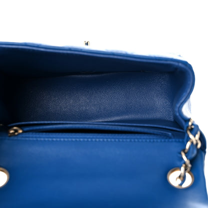 Chanel Lambskin Quilted Mini Square Flap Blue 4 of 8