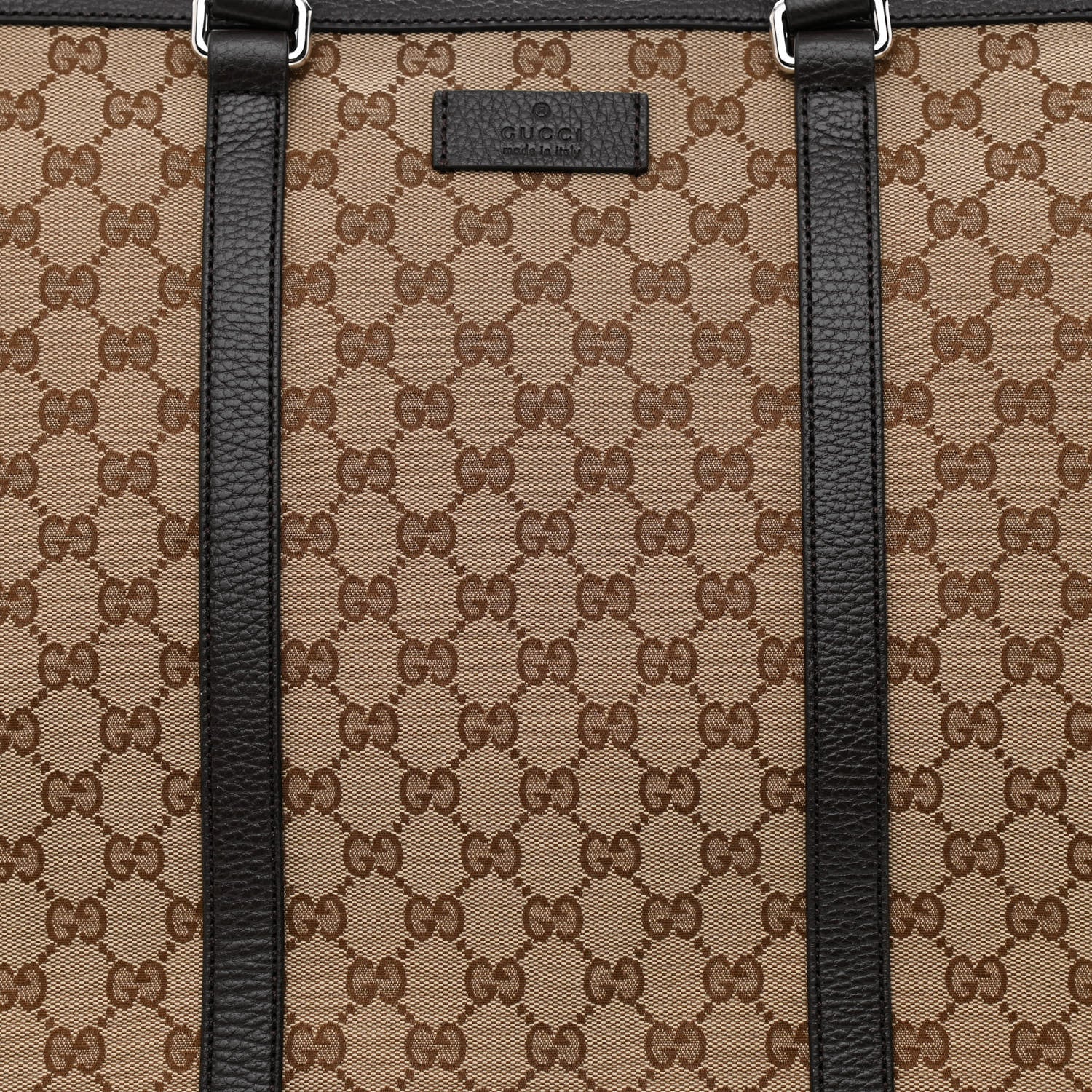 Gucci GG Monogram Large Joy Tote Bag Dark Brown 8 of 10