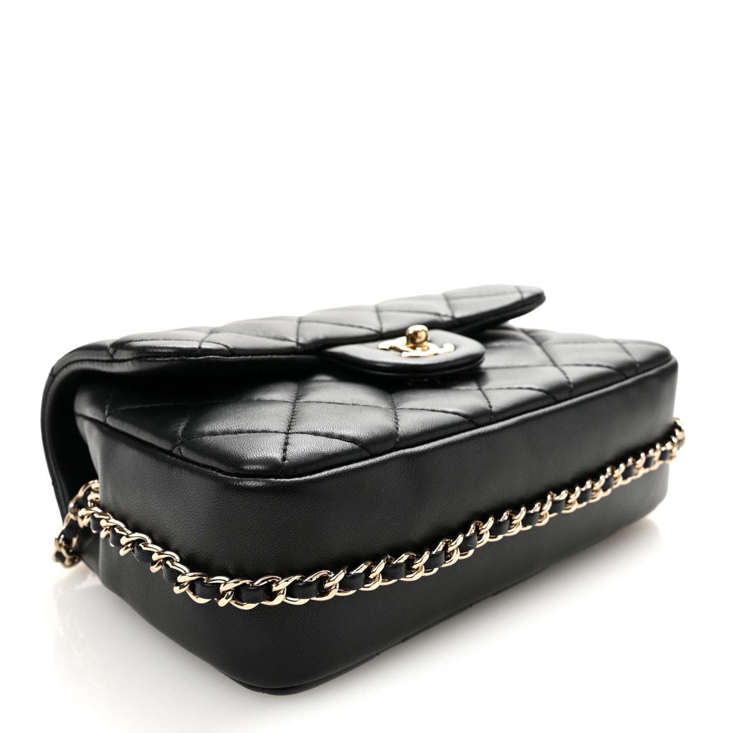 Chanel Lambskin Quilted Small My Precious Flap Black 4 of 10