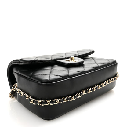 Chanel Lambskin Quilted Small My Precious Flap Black 4 of 10