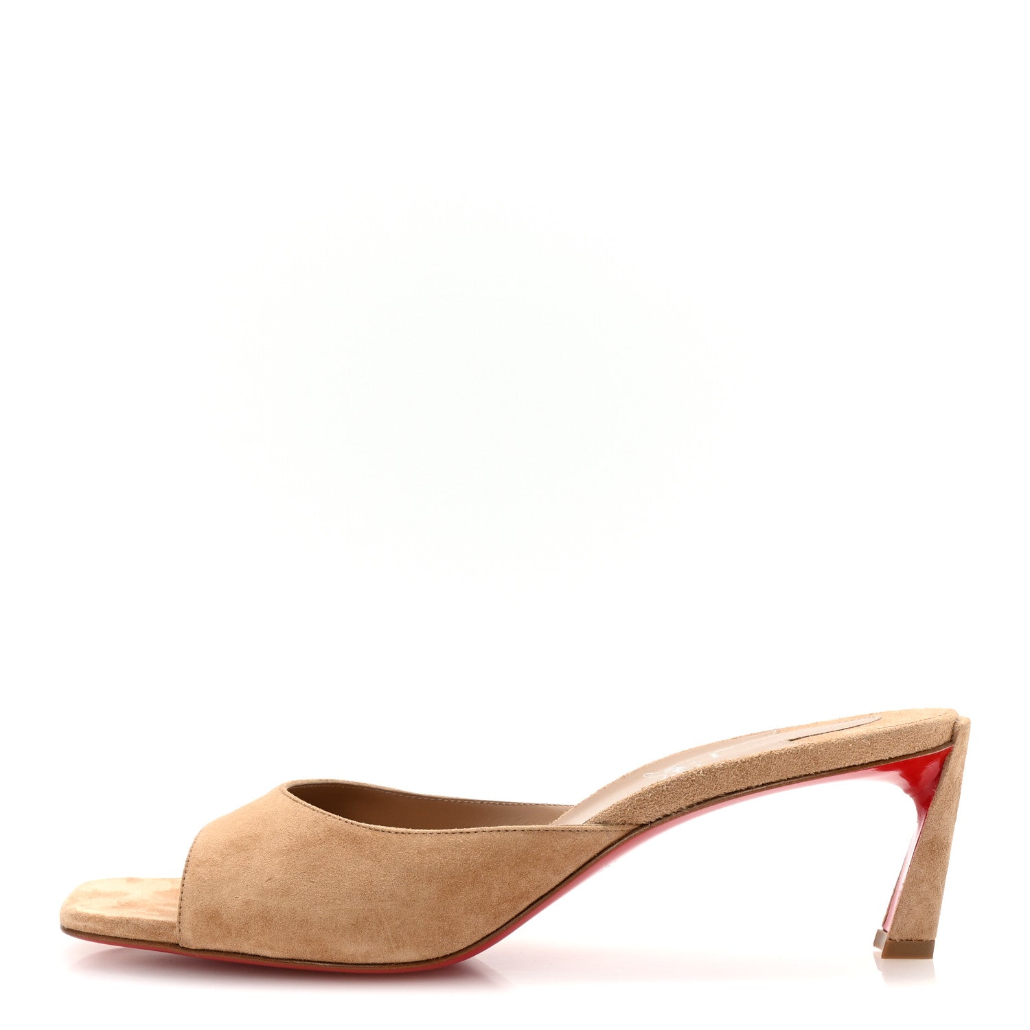 Christian Louboutin Veau Velours Condora 55 Mules 40.5 Lionne 1 of 9