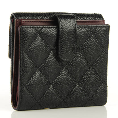 Chanel Caviar Quilted Compact Flap Wallet 3 of 8