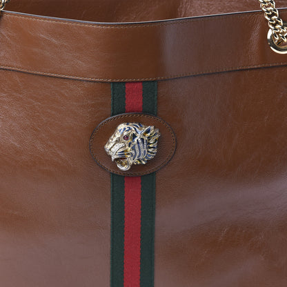 Gucci Calfskin Large Rajah Chain Tote Cuir 11 of 11