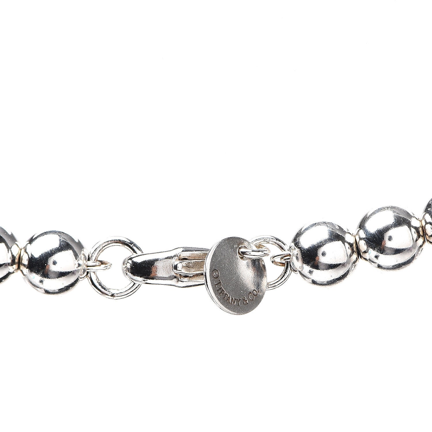 Tiffany Sterling Silver HardWear Graduated Ball Necklace 3 of 3