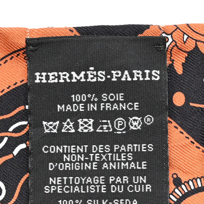 Hermes Silk Festival Des Amazones Bandana Fringed Barenia 3 of 4