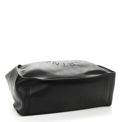 Stella McCartney Eco Alter Nappa East West Perforated Tote Black 5 of 14