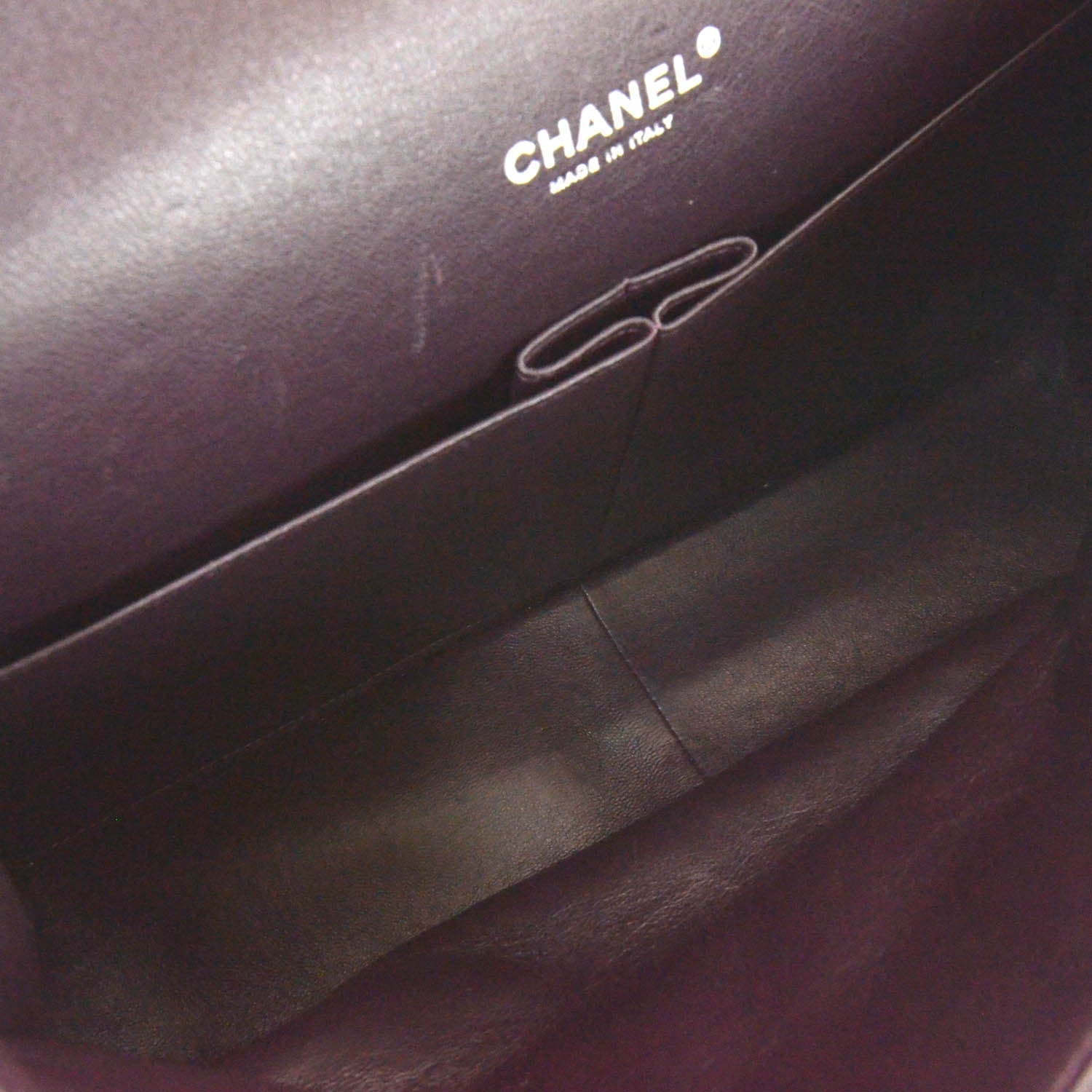 Chanel Lambskin Quilted Maxi Flap Plum 10 of 11