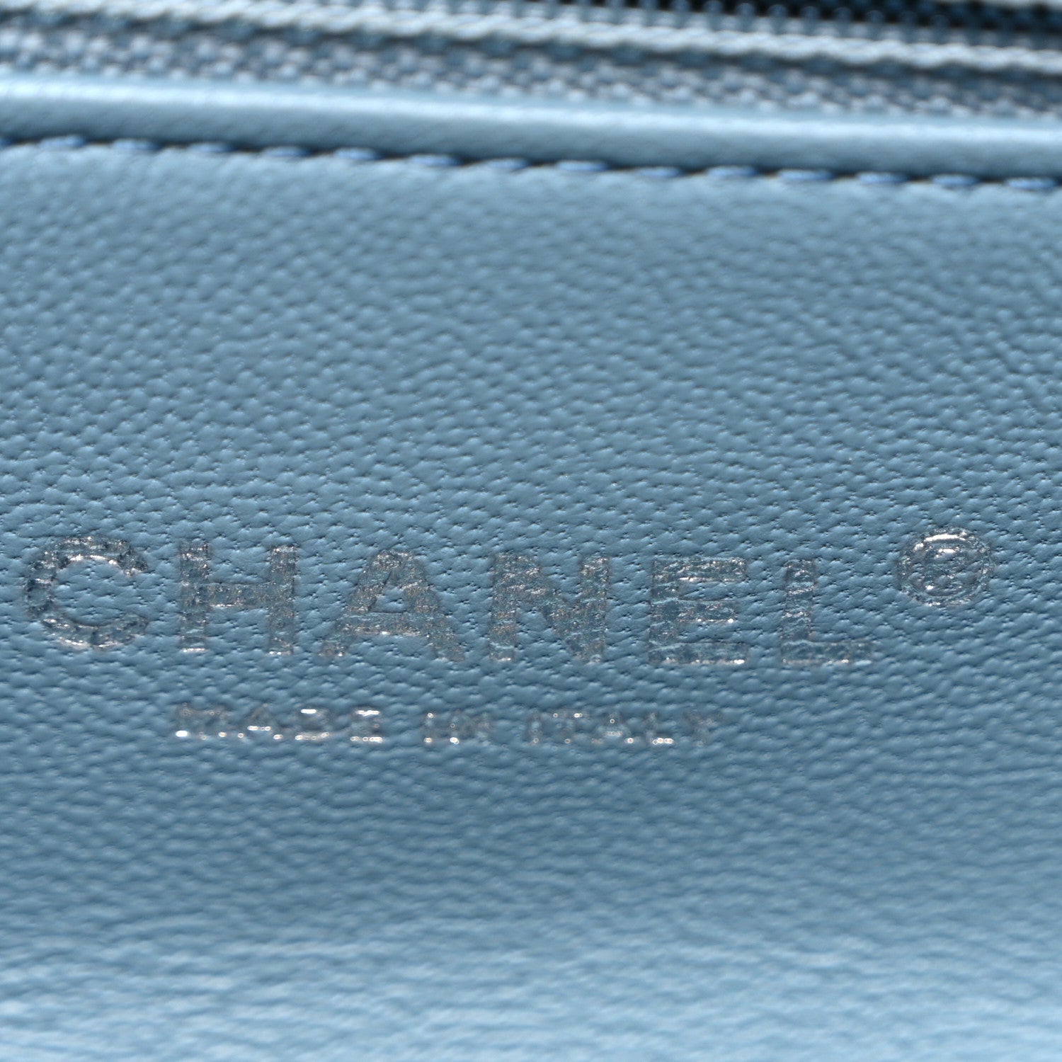 Chanel Sequin Mini Waterfall Flap Light Blue 6 of 10