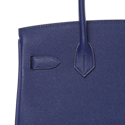 Hermes Epsom Birkin 30 Bleu Encre 25 of 28