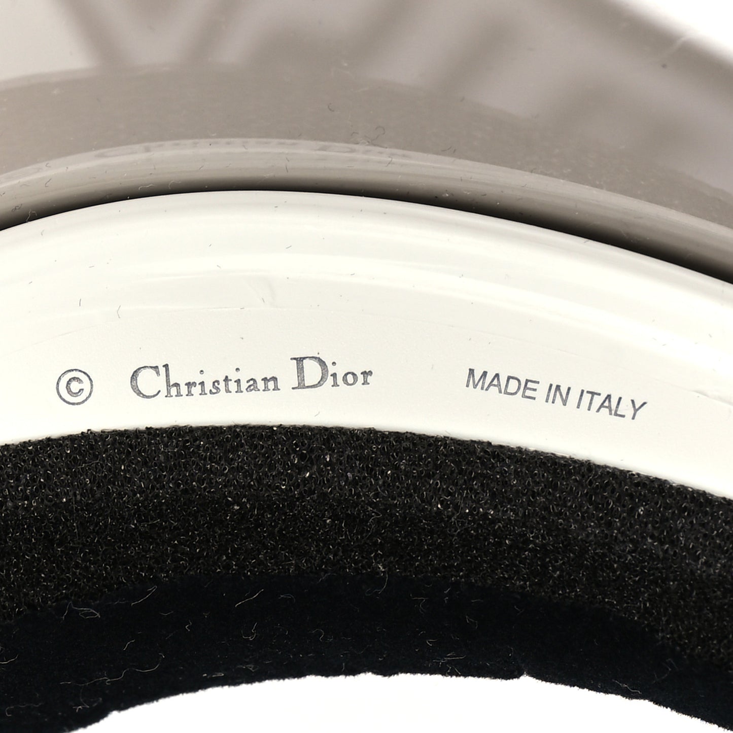 Mirrored DiorClub1 Sun Visor Navy