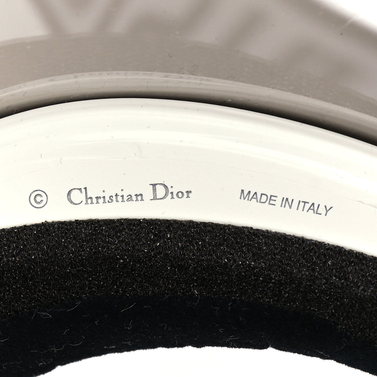 Christian Dior Mirrored DiorClub1 Sun Visor Navy 6 of 7