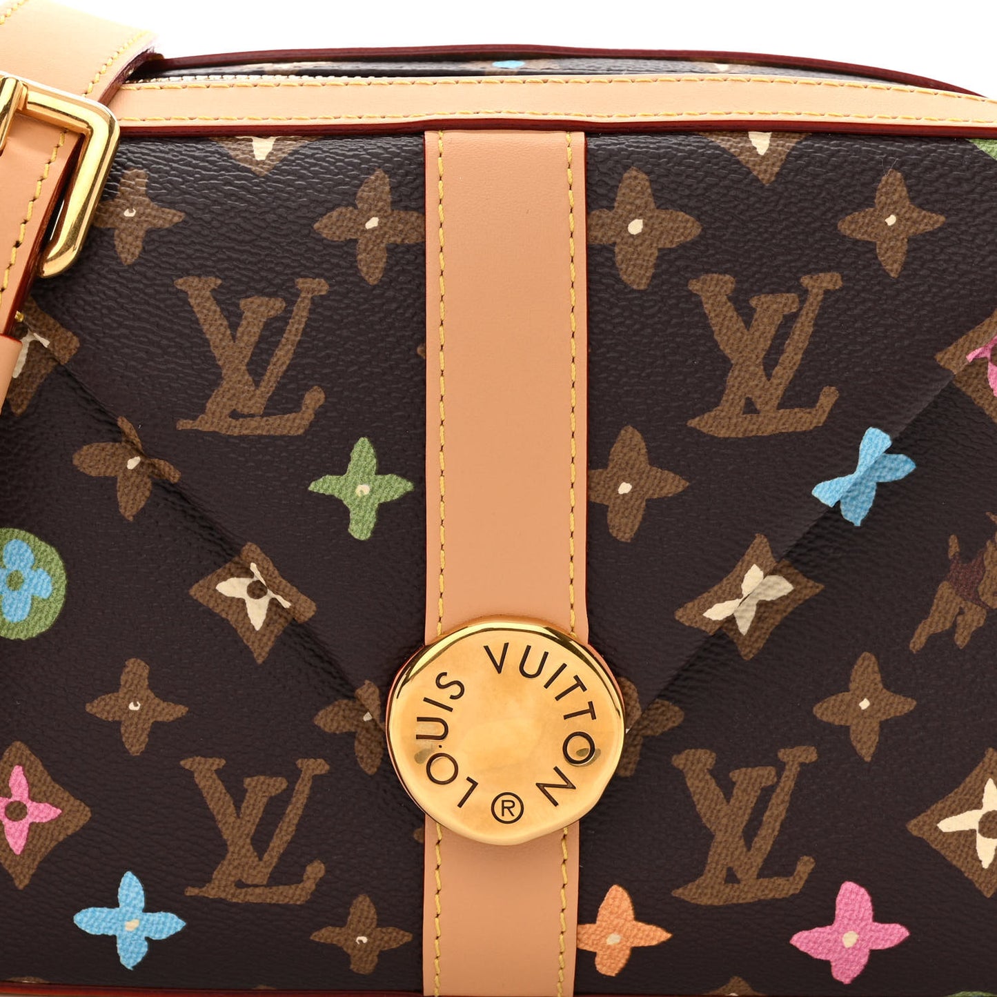 X TYLER THE CREATOR Monogram Craggy Envelope Messenger Chocolate