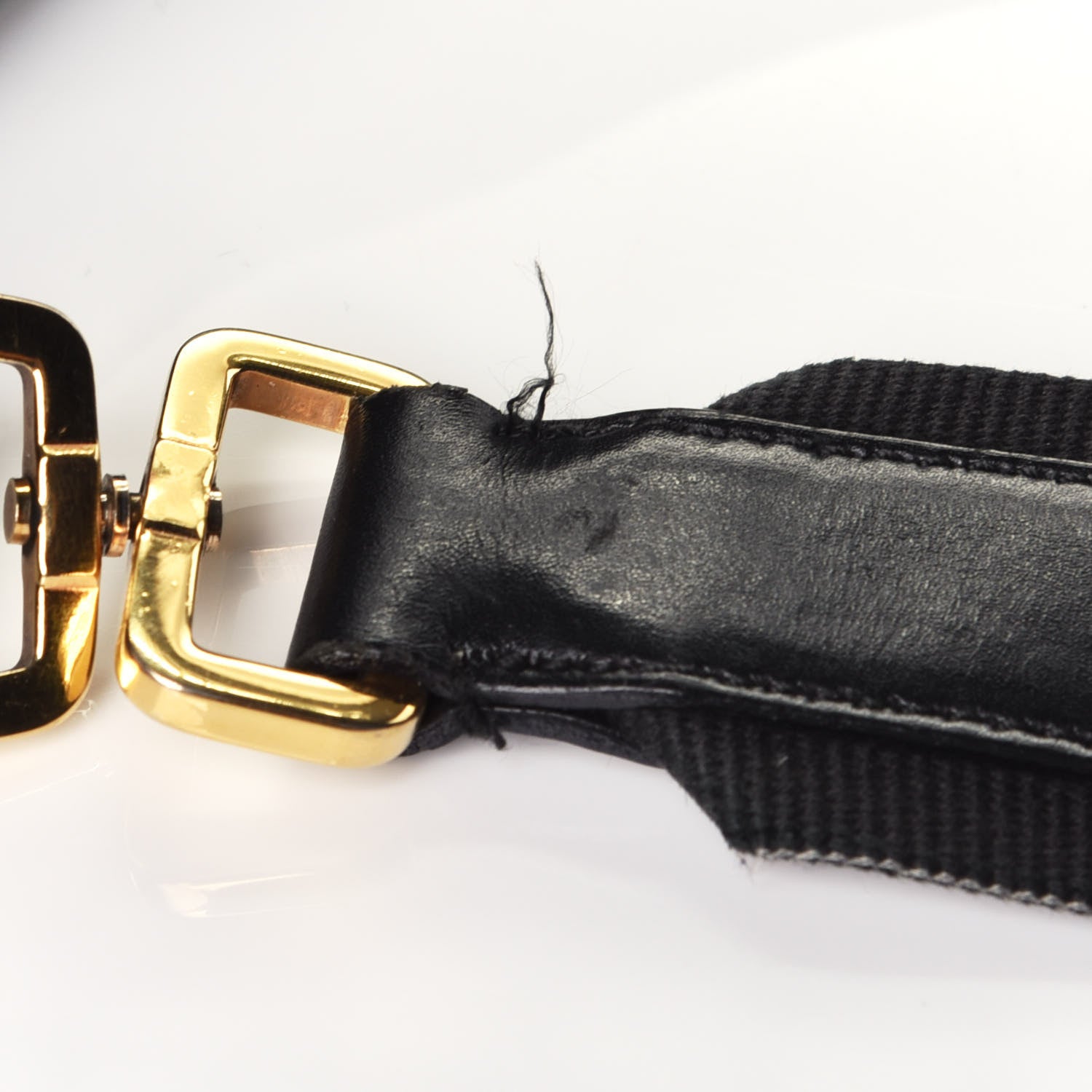 Prada Tessuto Nylon Calfskin Hobo Black 9 of 10