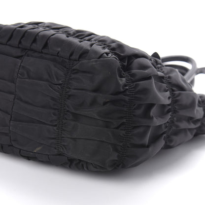 Prada Tessuto Nylon Gaufre Tote Black 7 of 13
