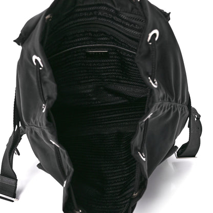 Prada Tessuto Nylon Saffiano Medium Backpack Black 5 of 11