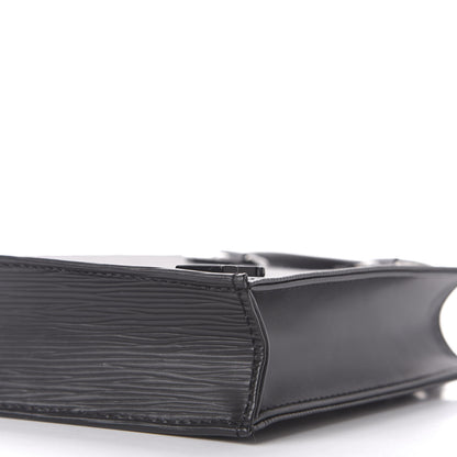 Louis Vuitton Epi Petit Sac Plat Black 7 of 11