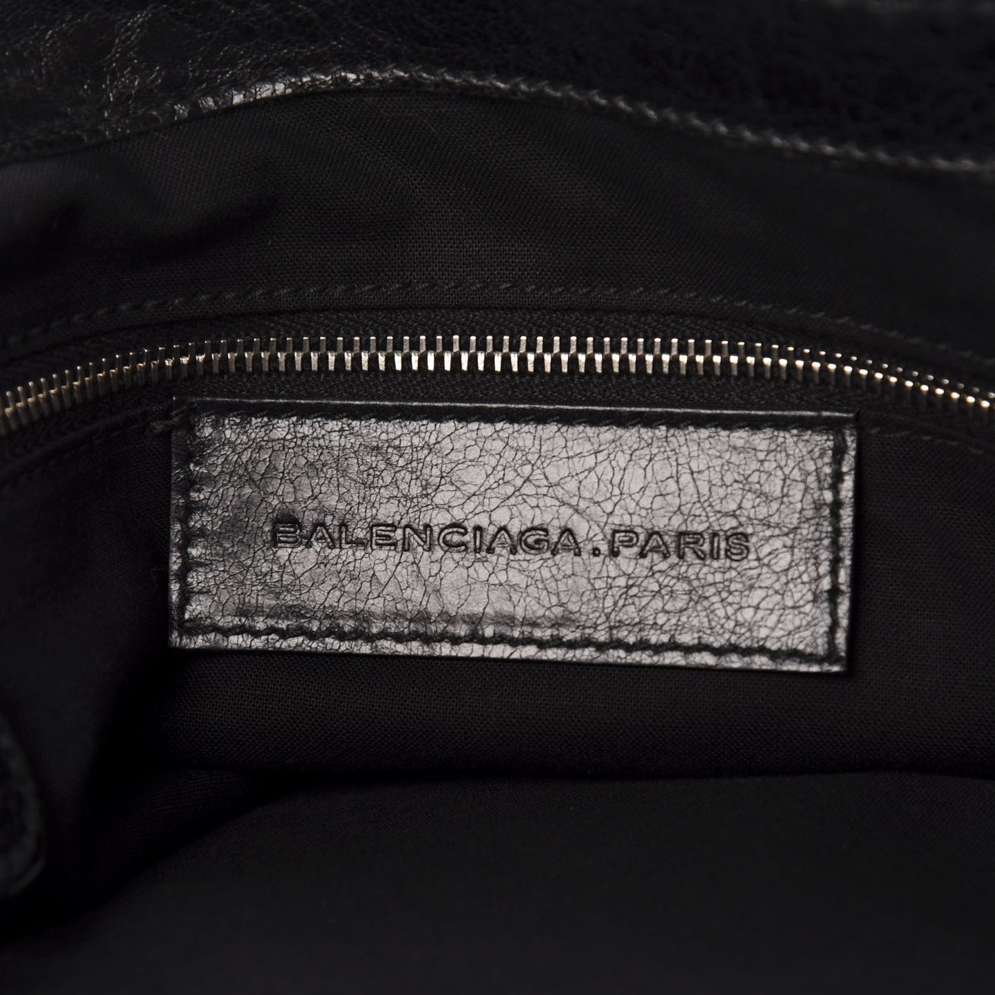 Agneau Giant 21 Silver Hardware Work Black