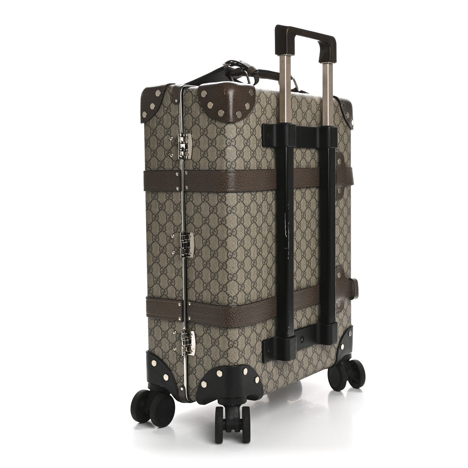 Gucci Supreme Monogram Globe-Trotter Carry-On Brown 2 of 15