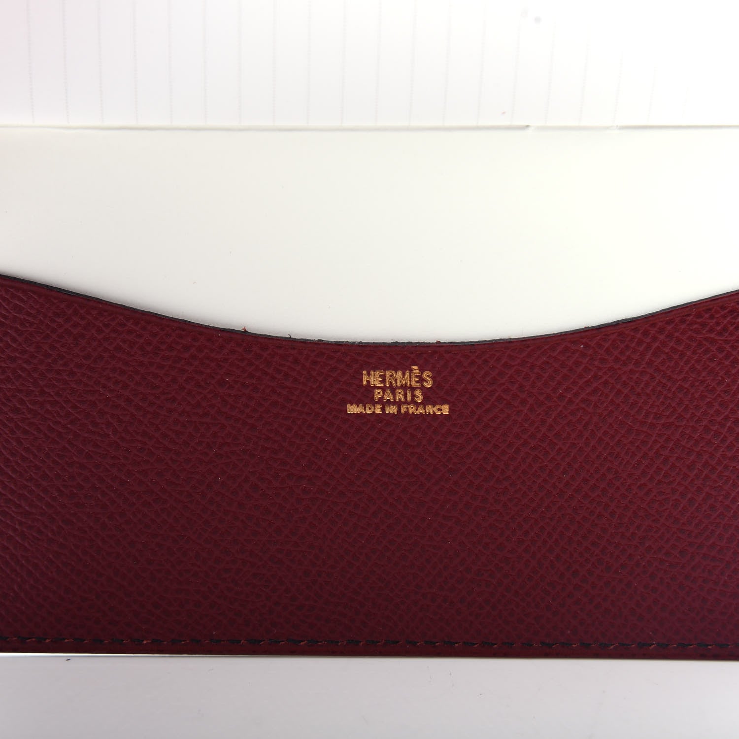 Hermes Courchevel Globe Trotter PM Agenda Cover Black Rouge Vif 8 of 9