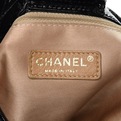 Chanel Vinyl XL Rock and Chain Flap Black 6 of 7