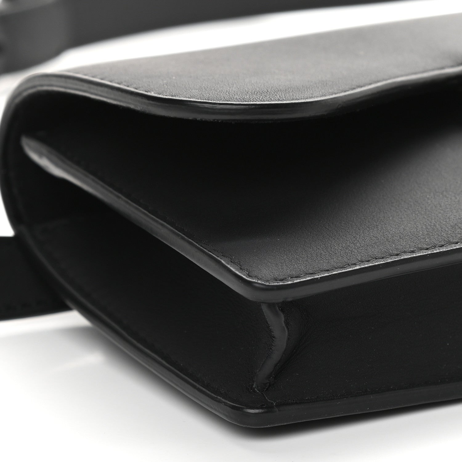 Christian Dior Ultra Matte Calfskin Saddle Belt Bag Black 5 of 7