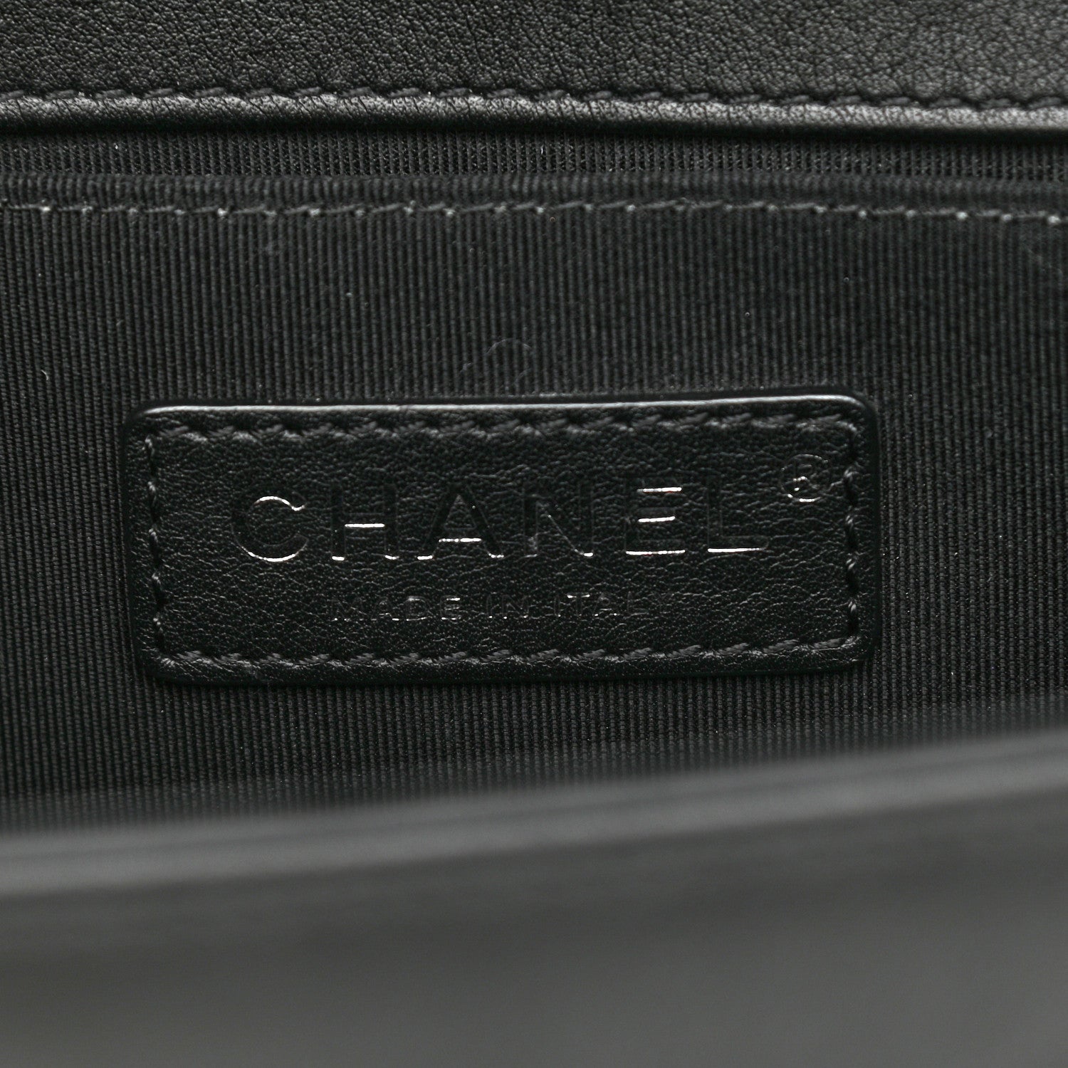 Chanel Calfskin Quilted Medium Boy Flap Black 6 of 10