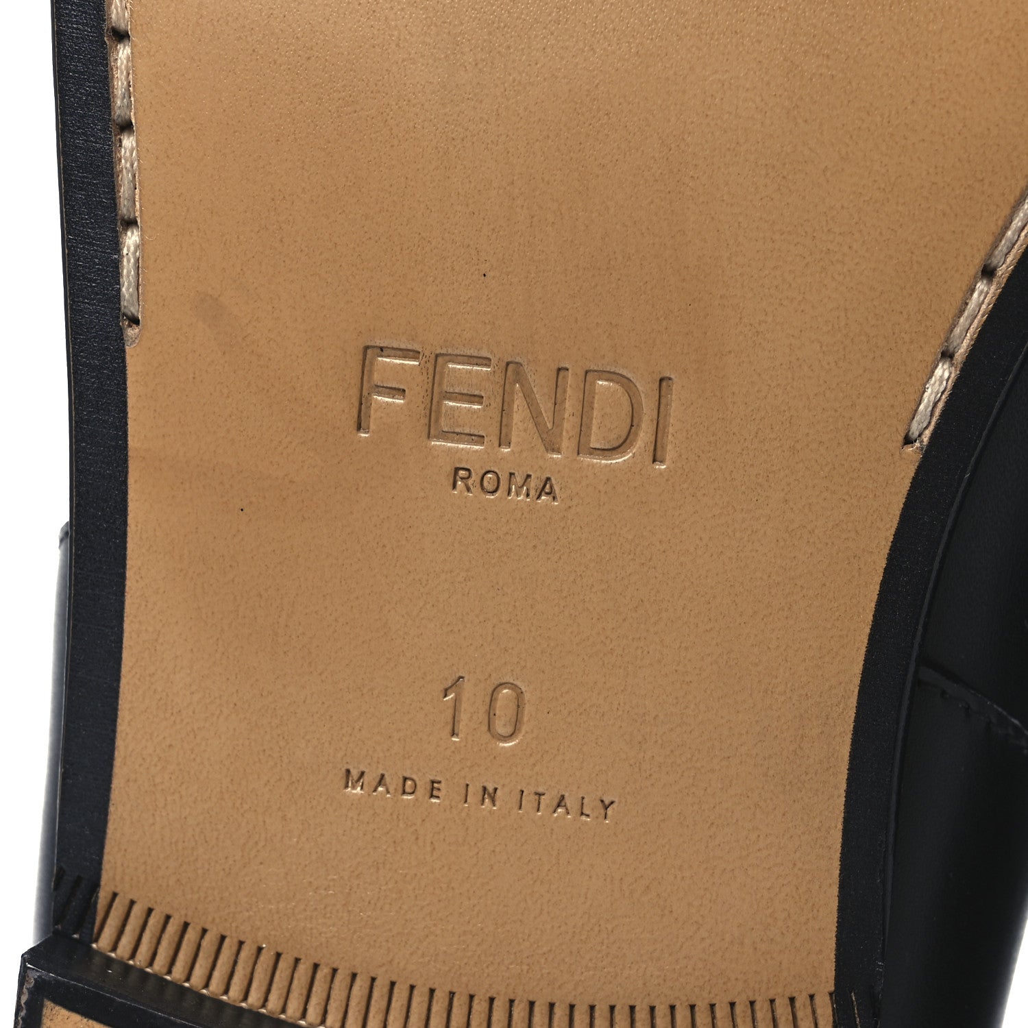 Fendi Vitello O'Lock Mens Ankle Boots 10 Black 8 of 11