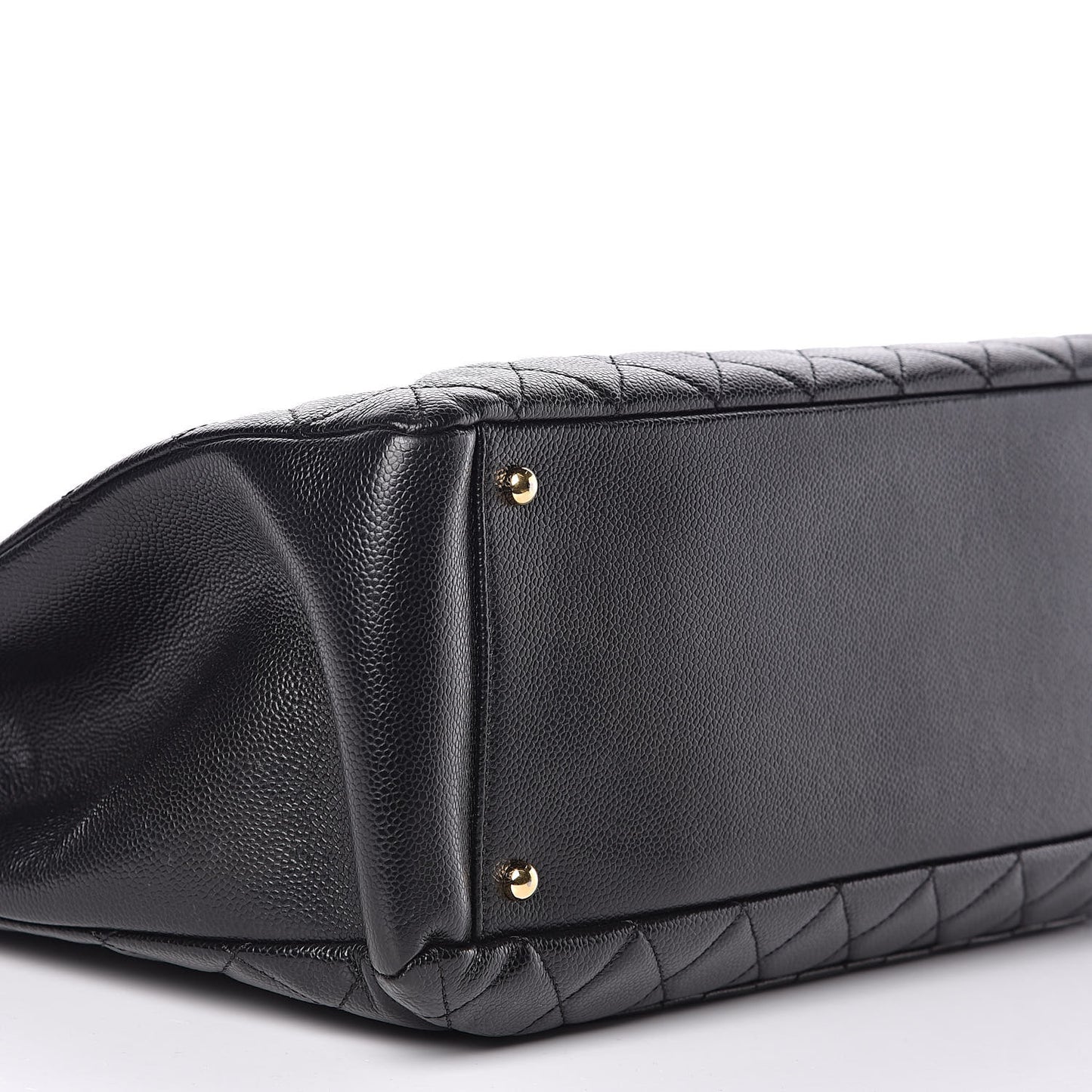 Caviar Quilted XL Grand Shopping Tote GST Black