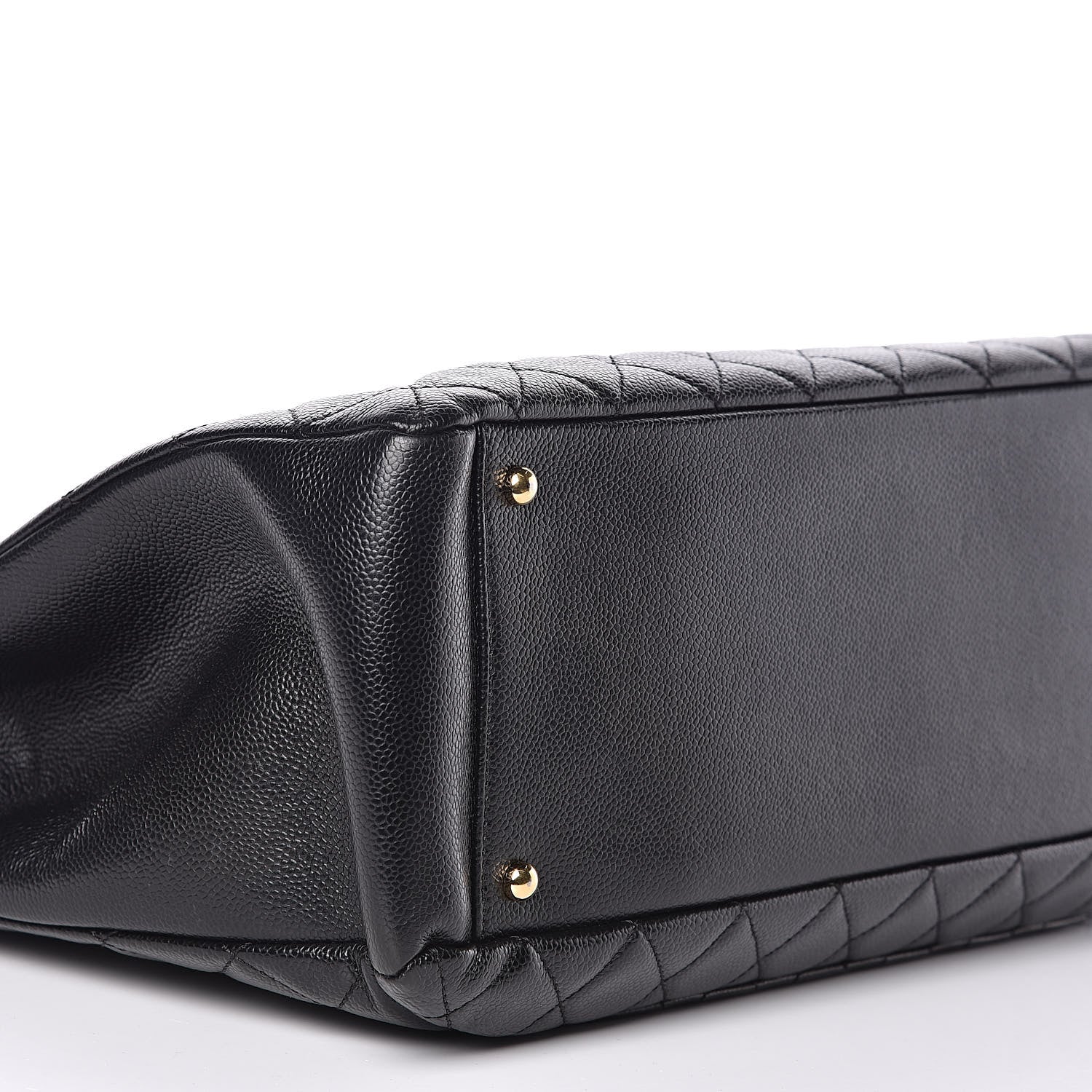 Chanel Caviar Quilted XL Grand Shopping Tote GST Black 9 of 11