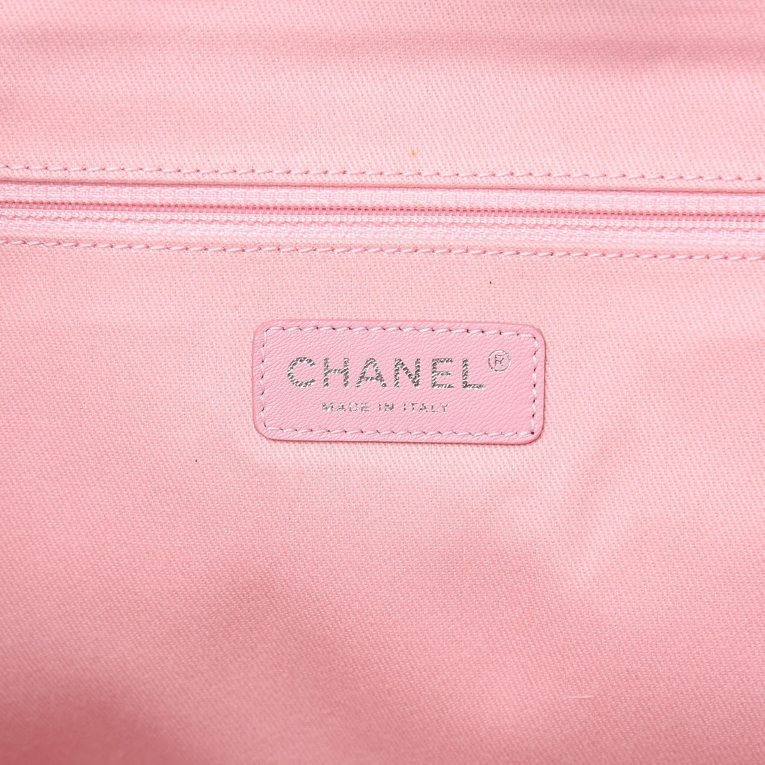 Chanel Woven Straw Raffia Large Deauville Tote Pink 6 of 11