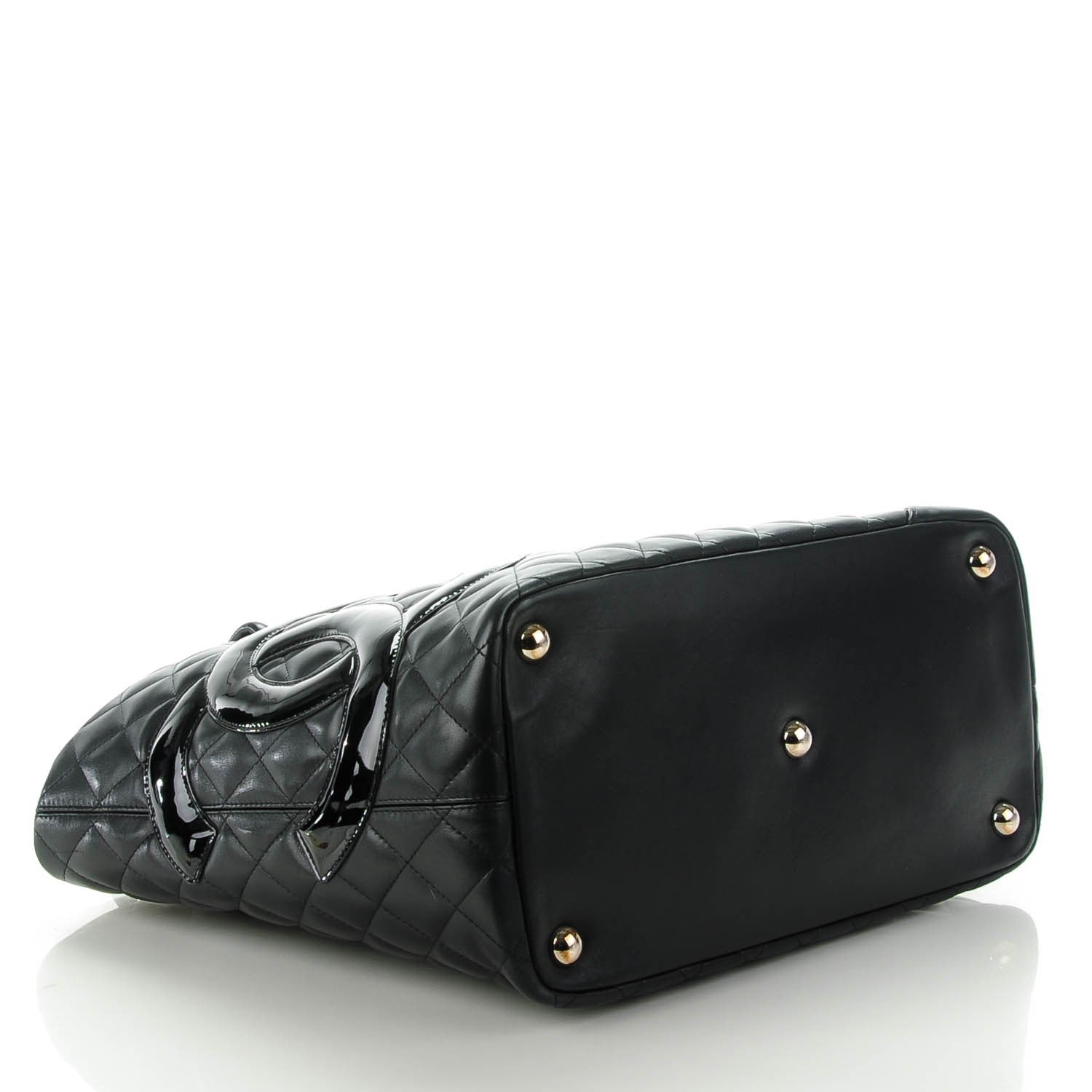 Chanel Calfskin Quilted Large Cambon Tote Black 4 of 7