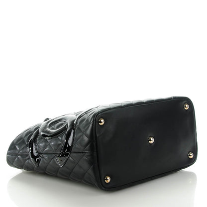 Chanel Calfskin Quilted Large Cambon Tote Black 4 of 7