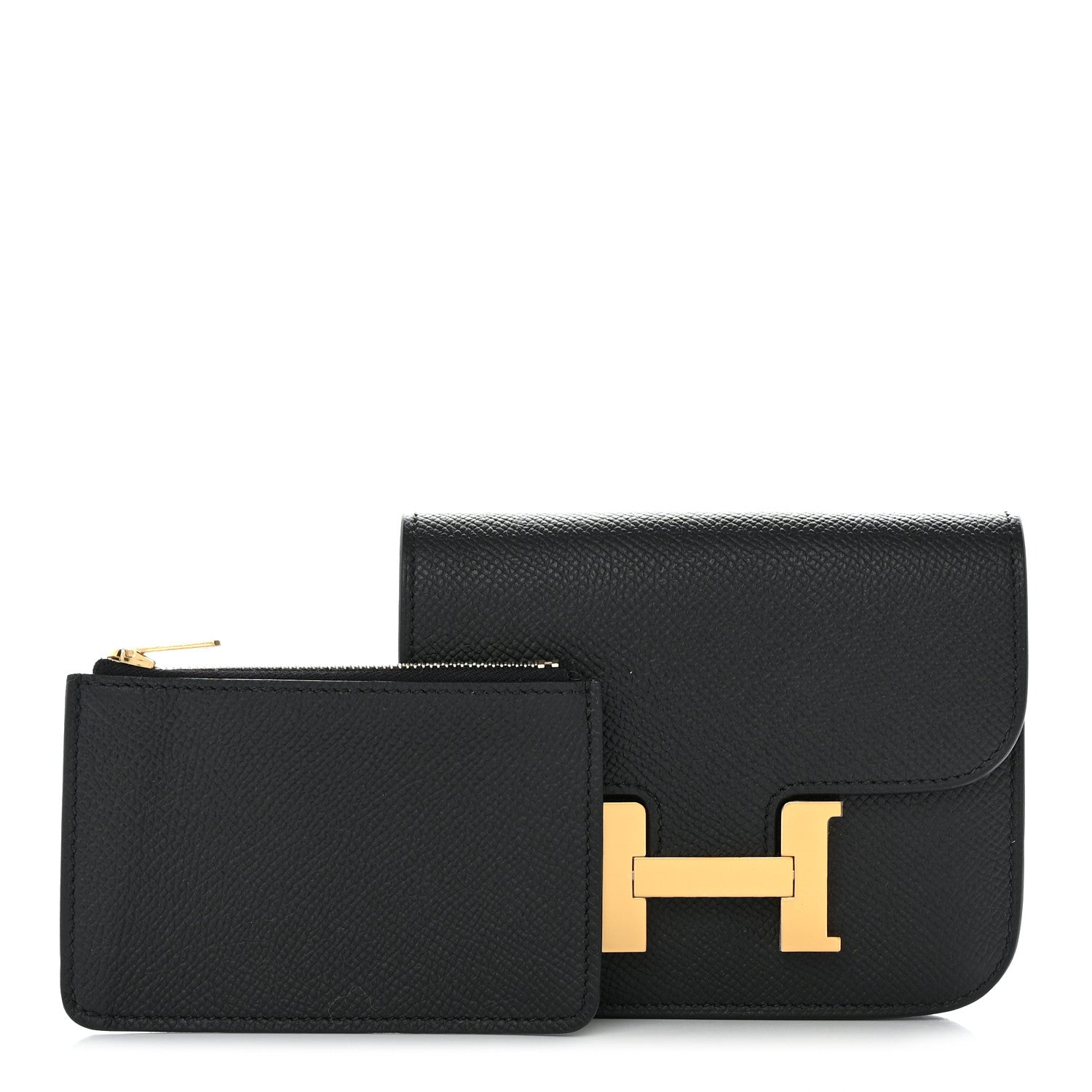 Hermes Epsom Constance Slim Wallet Black 3 of 10