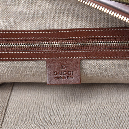 Gucci Calfskin Web Strap Hobo Brown 6 of 11
