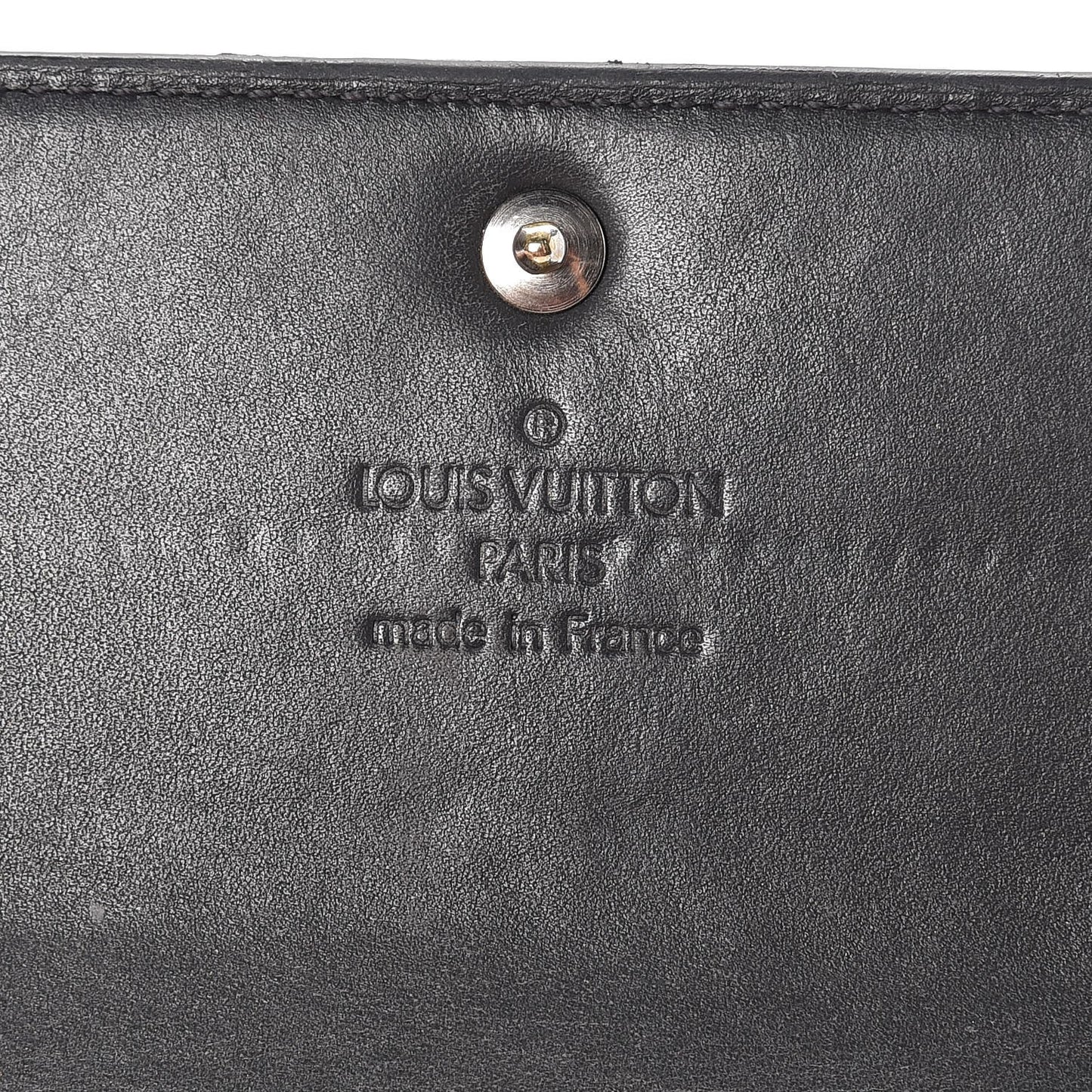 Mat Monogram Sarah Wallet Gris
