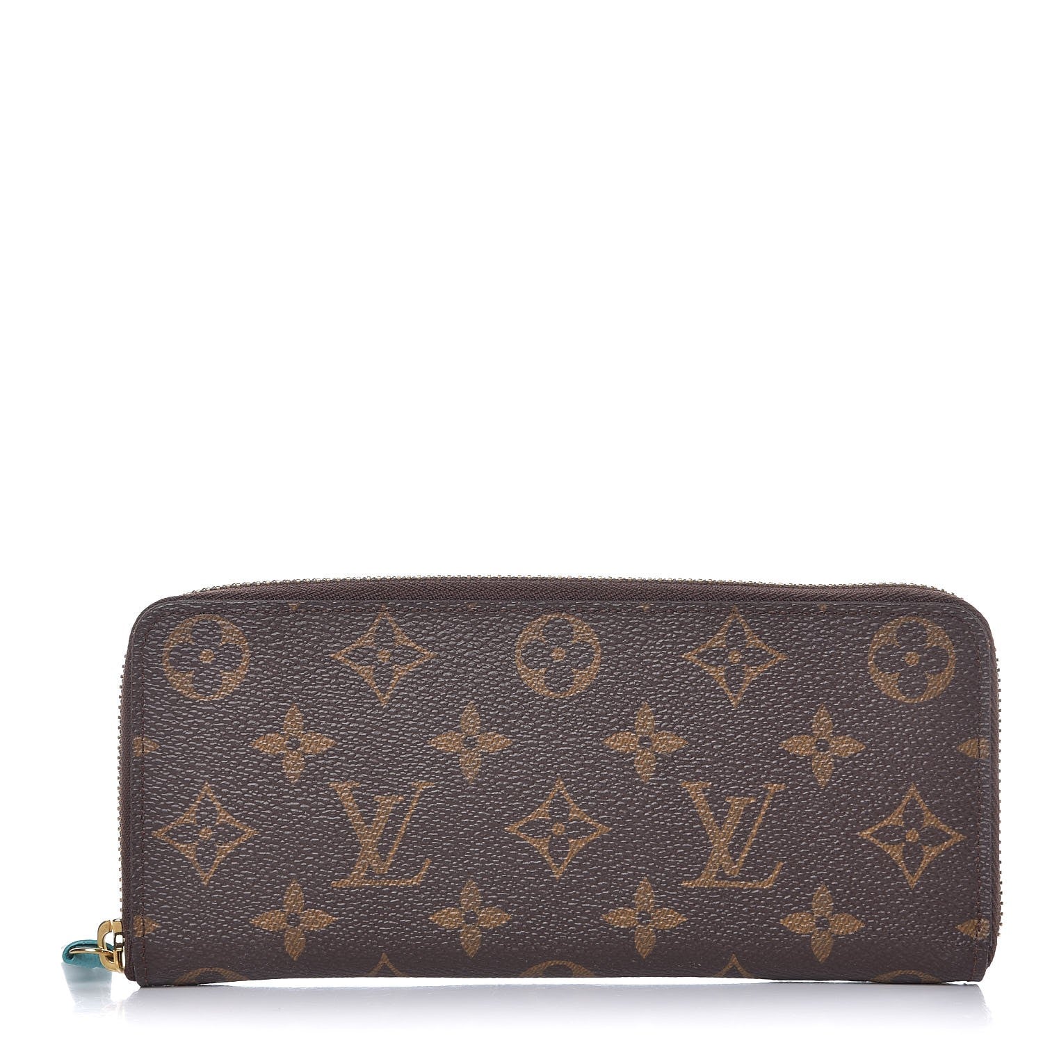 Louis Vuitton Monogram Clemence Wallet Turquoise 1 of 8