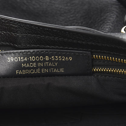 Balenciaga Chevre Gold Metallic Edge Hardware City Black 7 of 10