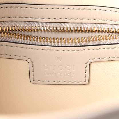 Gucci Ancora Calfskin Web Small Jackie Shoulder Bag Light Grey 6 of 10