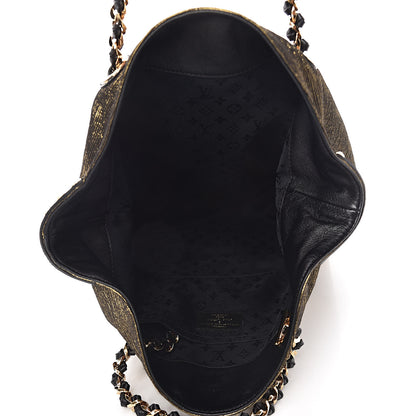 Louis Vuitton Metallic Jacquard Double Jeu Tote Gold 5 of 10