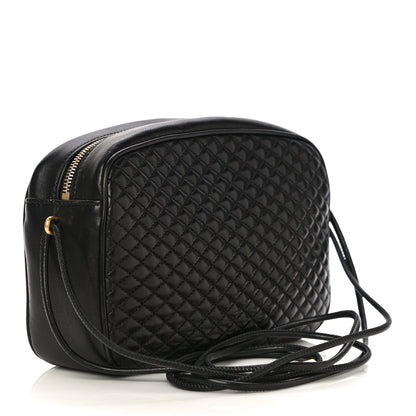 Saint Laurent Lambskin Quilted Victoire Camera Bag Black 3 of 22