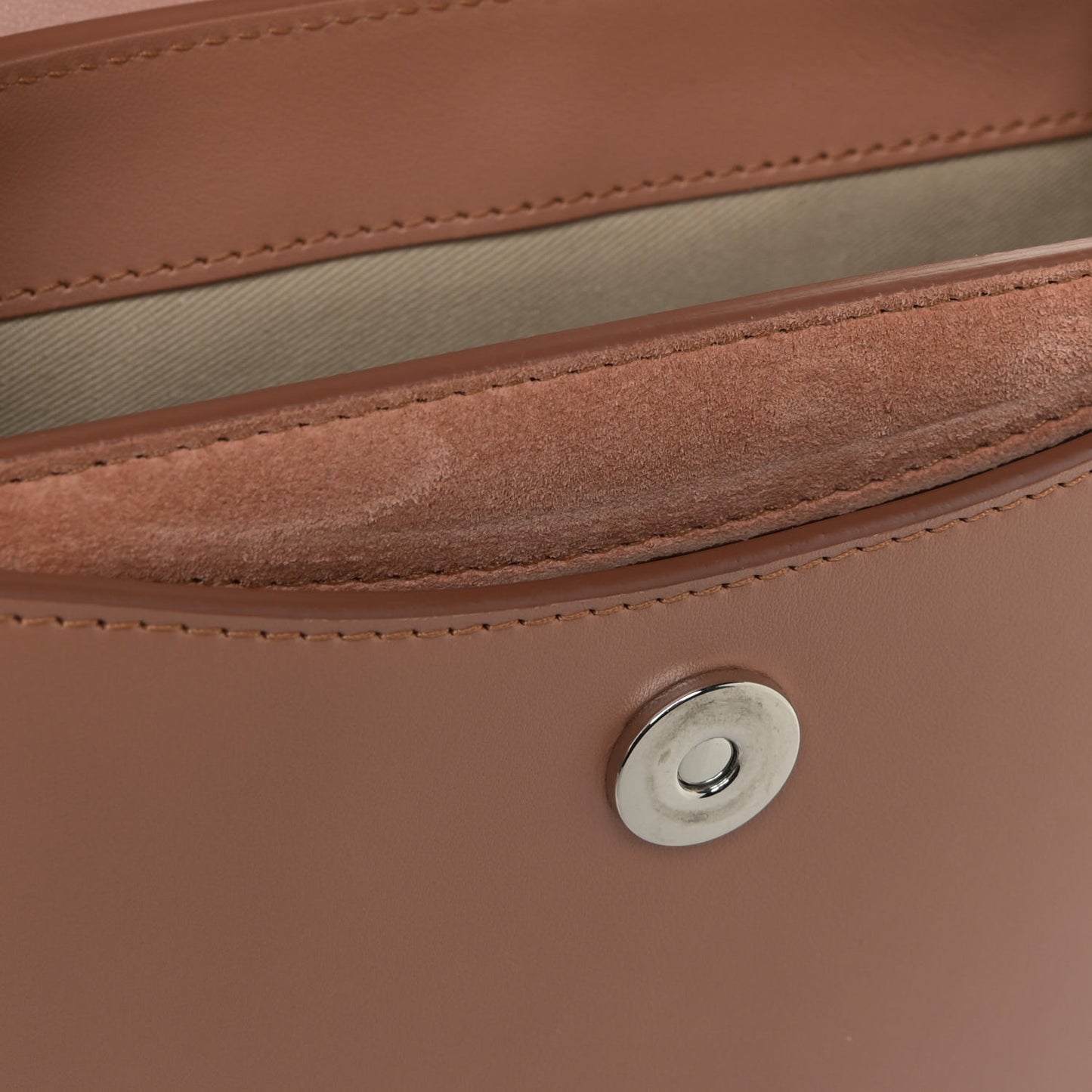 Calfskin Small Tess Bag Muted Brown