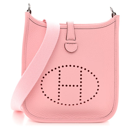 Hermes Taurillon Clemence Evelyne TPM Rose Sakura 1 of 11