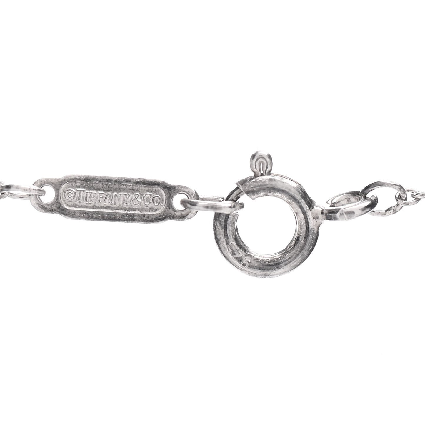 Sterling Silver Return to Tiffany Heart Key Pendant Necklace