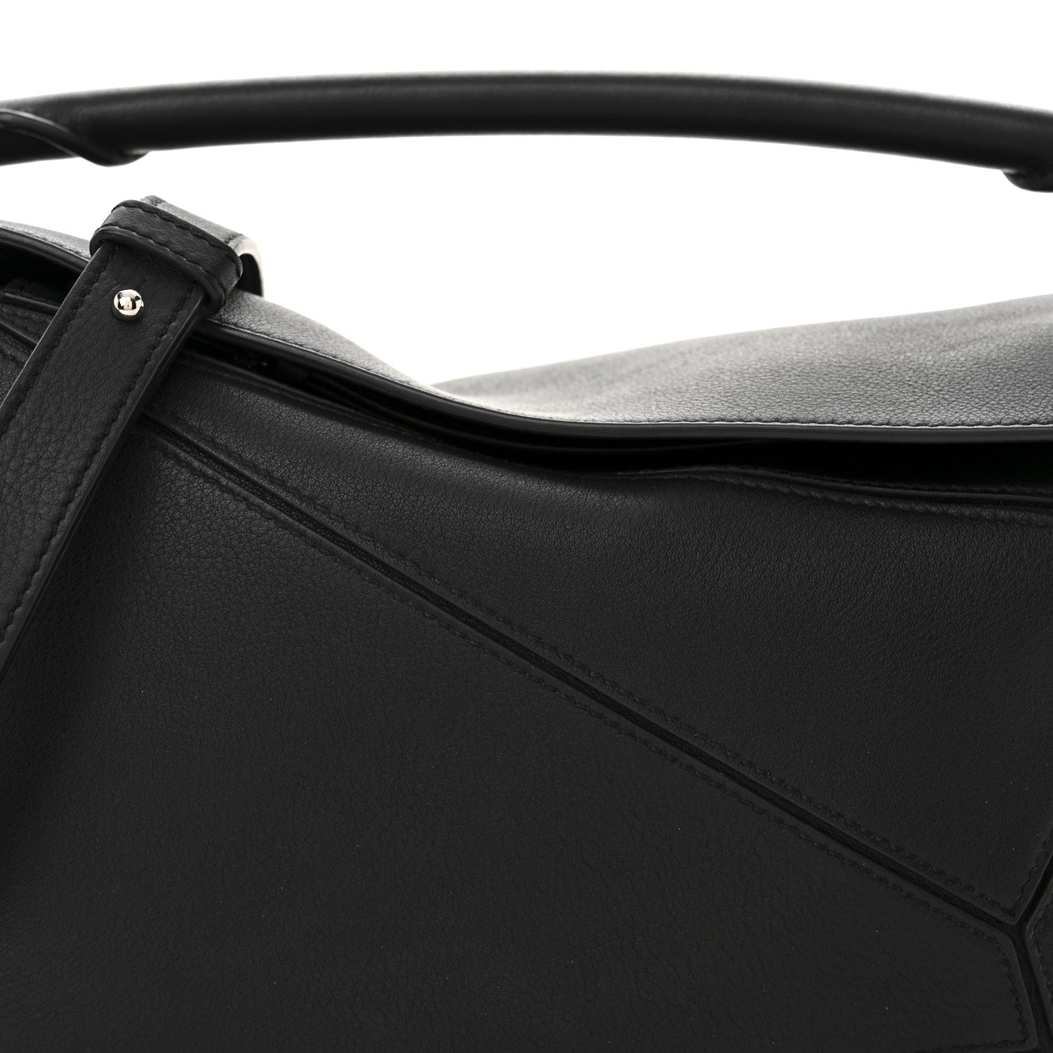 Loewe Calfskin Small Puzzle Bag Black 7 of 14