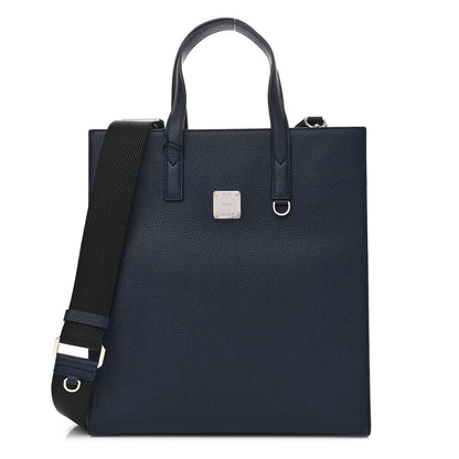MCM Calfskin Small Portuna Tote Black 1 of 9