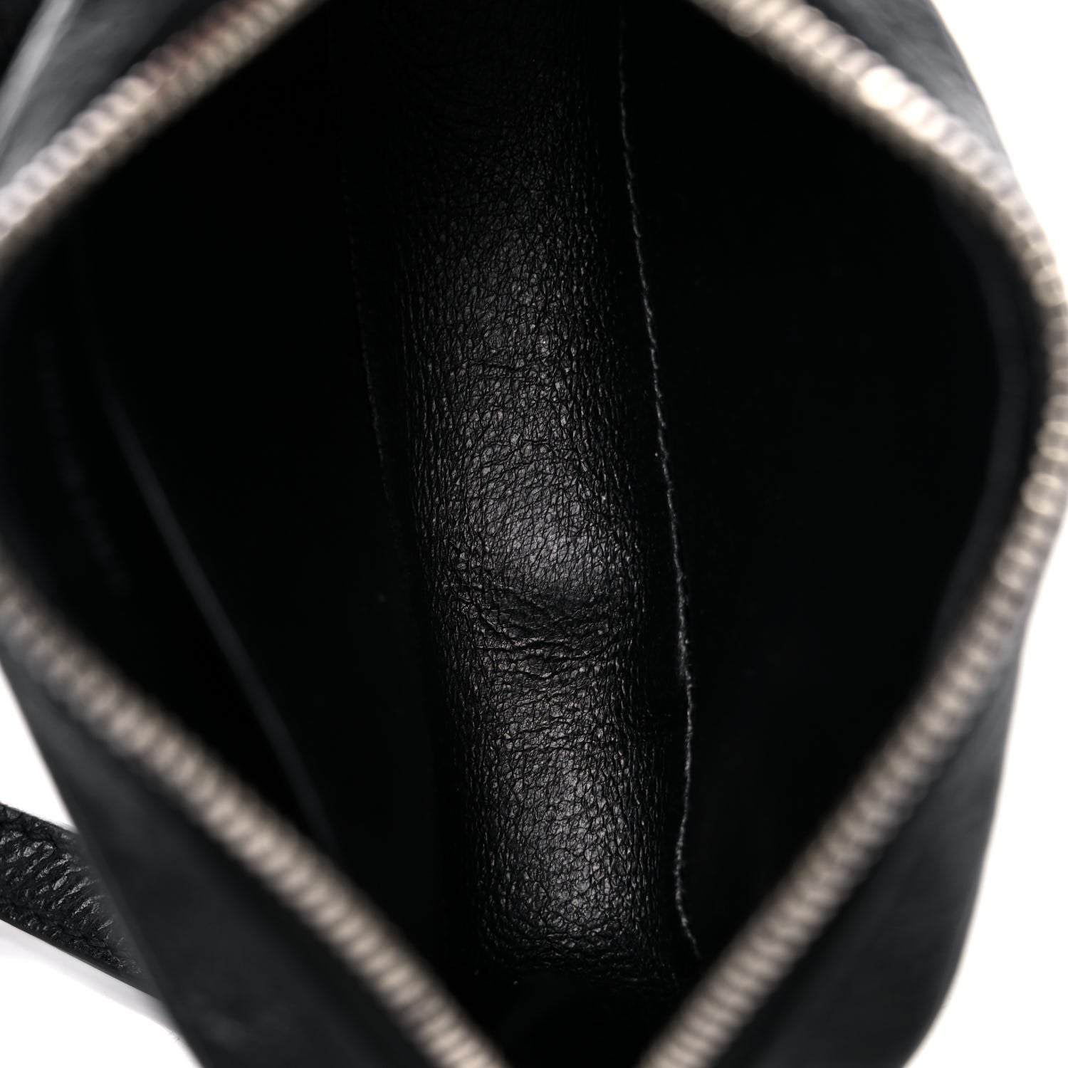 Balenciaga Grained Calfskin Logo Mini Cash Crossbody Pouch Black Fluo Green 5 of 9