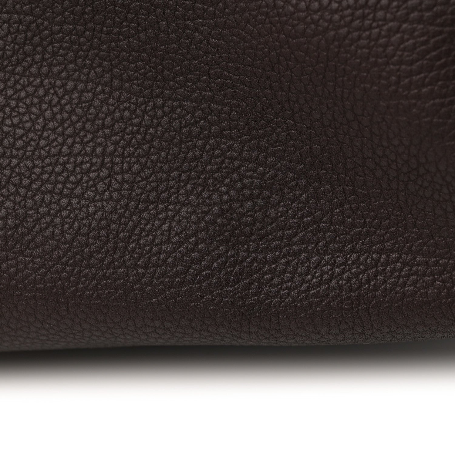 The Row Grained Saddle Calfskin Henri Bag Brunette 11 of 11