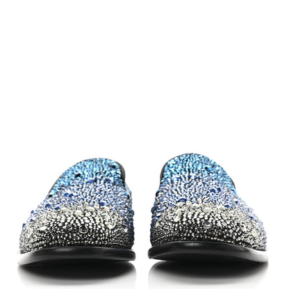 Jimmy Choo Crystal Marlo Loafers 37 Black Multicolor 2 of 8